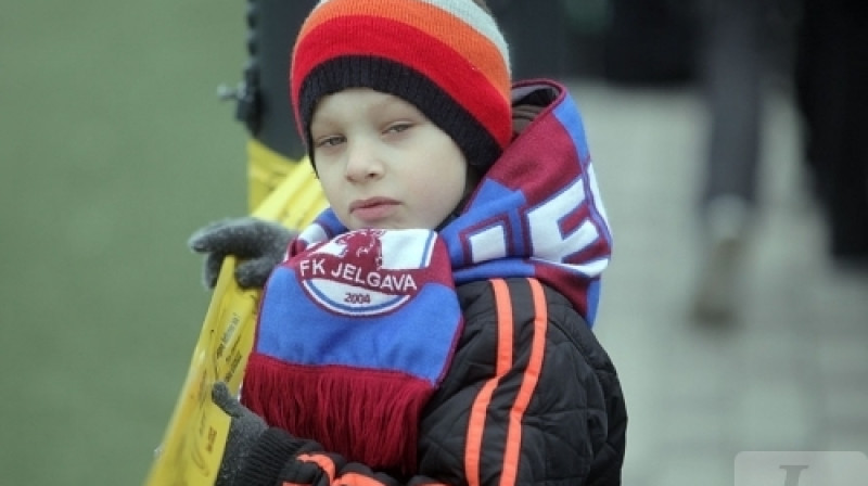 "Jelgavas" līdzjutējs
Foto: Ivars Veiliņš, jelgavasvestnesis.lv