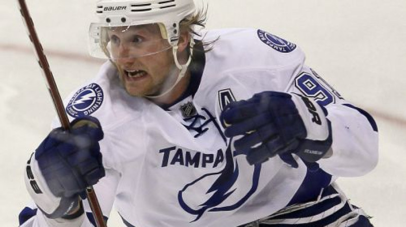 Stīvens Stemkoss priecīgs par 60. vārtiem
Foto: AP/Scanpix