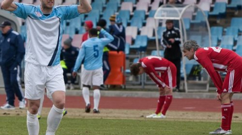 "Spartaks" gavilē, "Metalurgs" nokar galvas
Foto: skliepajasmetalurgs.lv