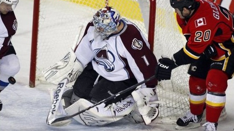 "Colorado Avalanche" vārtsargs Semjons Varlamovs jau ieradies Krievijas nometnē
Foto: AP/Scanpix