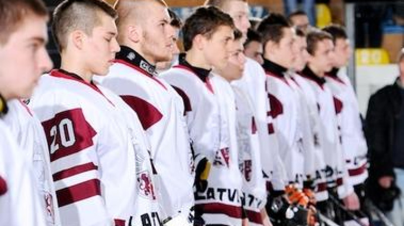 Latvijas U-18 hokeja izlase
Foto: IIHF