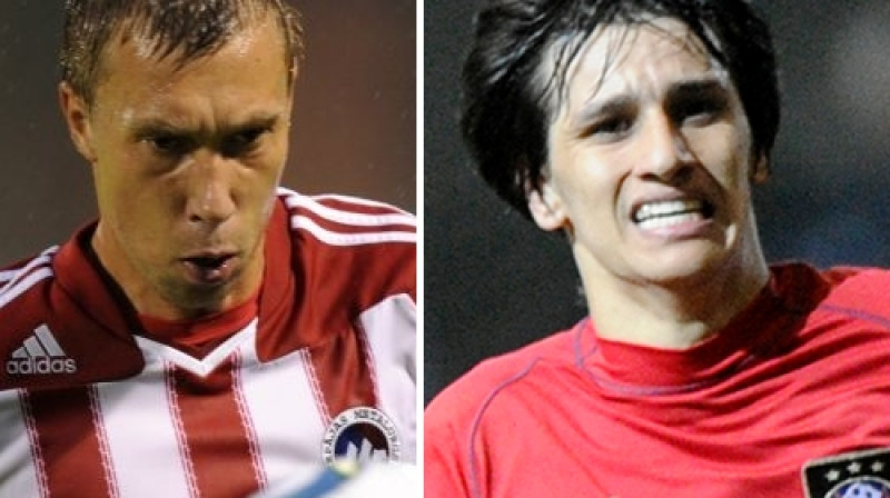 Genādijs Soloņicins un Ruslans Mingazovs
Foto: A.Prūsis (Sportacentrs.com)/R.Kokšarovs (f64)