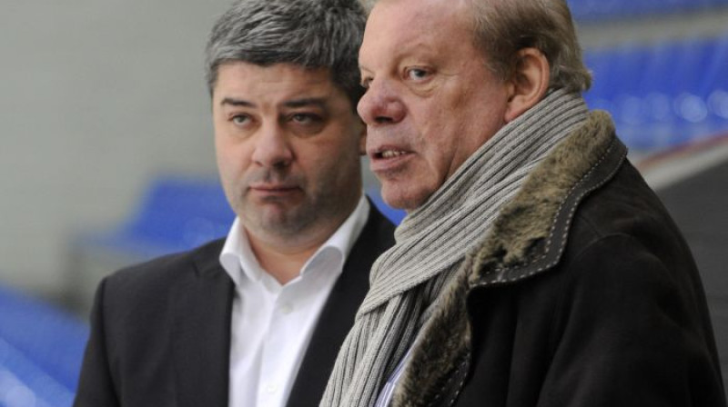 Leonīds Tambijevs un Kirovs Lipmans
Foto: Romāns Kokšarovs, Sporta Avīze