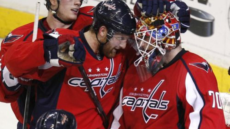 Breidens Holtbijs apsveikumus saņēma 5,3 sekundes vēlāk
Foto: AP/Scanpix