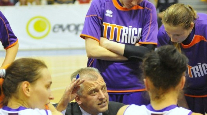 Aigars Nerips LSBL finālsērijas trešajā spēlē Olimpiskajā sporta centrā
Foto: Romualds Vambuts, Sportacentrs.com