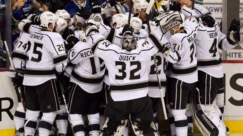 "Kings" līksmo par iekļūšanu 2. kārtā
Foto: AP/Scanpix
