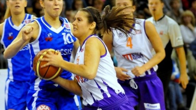 Ieva Krastiņa LSBL trešajā finālspēlē
Foto: Romualds Vambuts, Sportacentrs.com