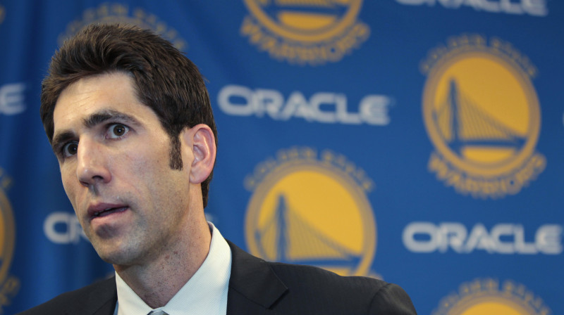 "Warriors" ģenerālmenedžerim Bobam Maieram priekšā darbīga pirmā vasara jaunajā amatā 
Foto: AP/Scanpix