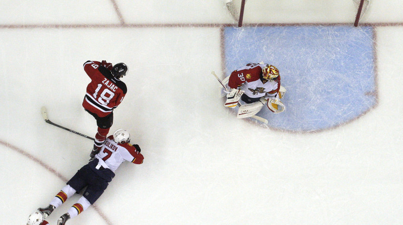 Treviss Zeidžeks tikko guvis uzvaras vārtus
Foto: AP/Scanpix
