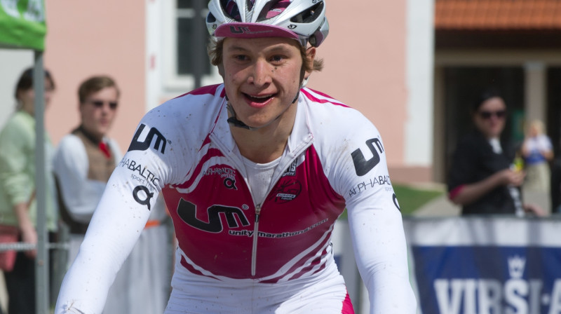 Matīss Preimanis šoreiz bija spiests izstāties tehniskas ķibeles dēļ
Foto: Zigismunds Zālmanis