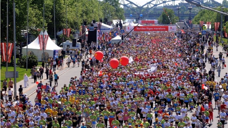 "Nordea Rīgas maratona starts"
Foto: LETA