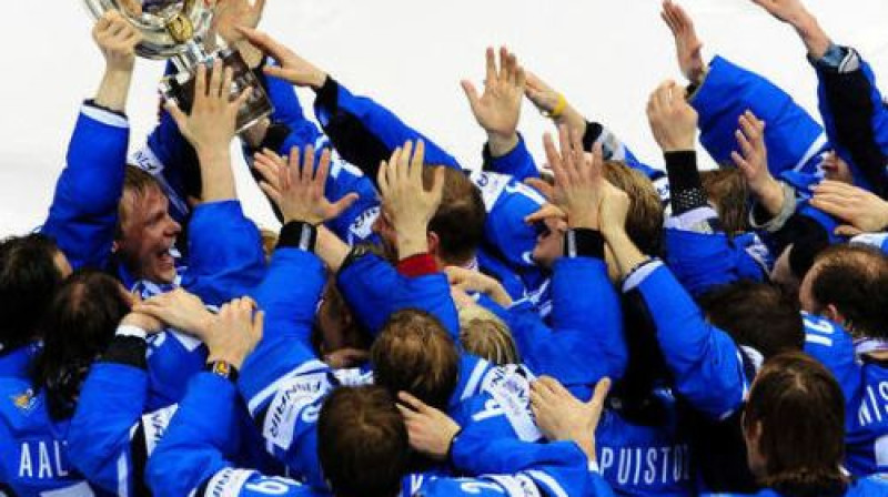 Somijas izlase pagājušajā gadā Bratislavā triumfēja
Foto: AFP/Scanpix