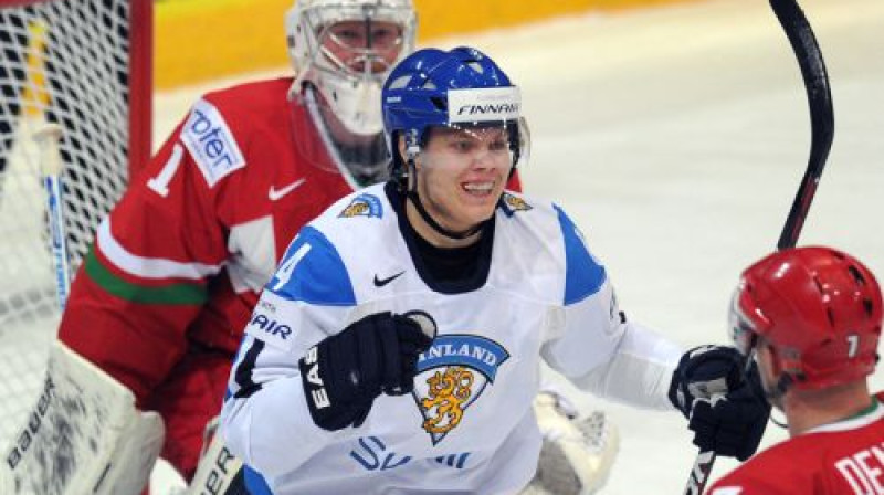 Mikaels Granlunds svin Somijas uzvaras vārtus
Foto: AFP/Scanpix