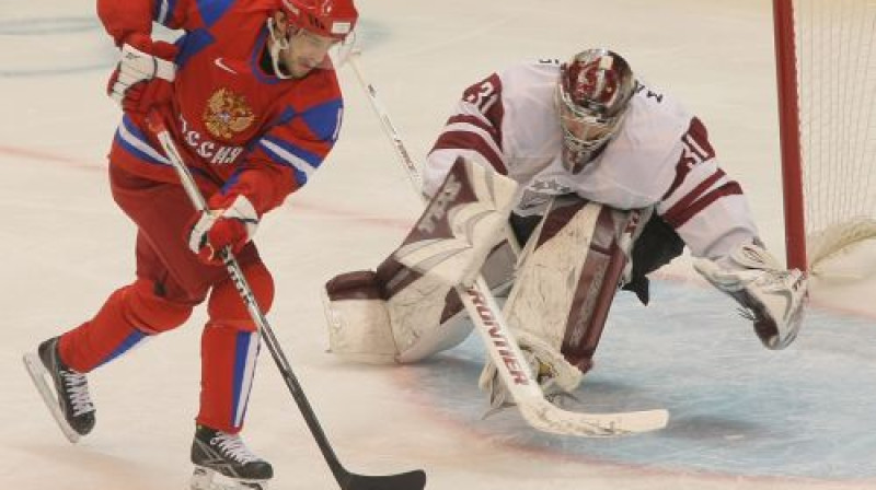 Virtuozais Pāvels Dacjuks pret Edgaru Masaļski
Foto: ITAR-TASS/Scanpix