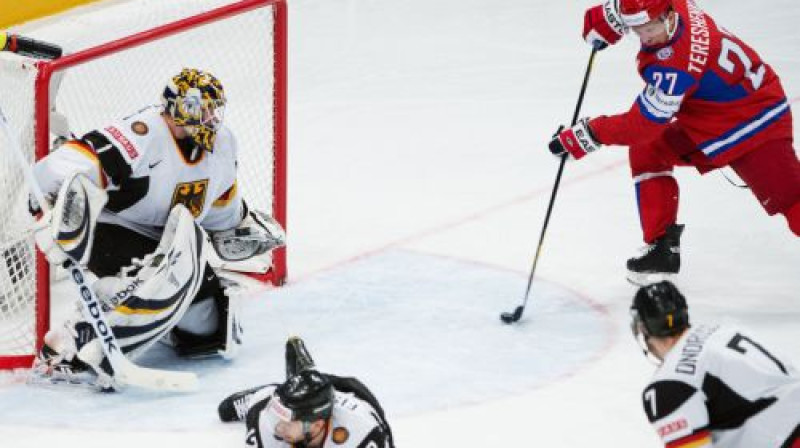 Aleksejs Tereščenko vairākumā dubulto Krievijas izlases pārsvaru
Foto: AFP/Scanpix