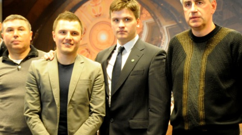 Sergejs Podpalijs, Dmitrijs Kalašņikovs, Andris Riherts un Jurijs Popkovs
Foto: R.Kokšarovs (f64)