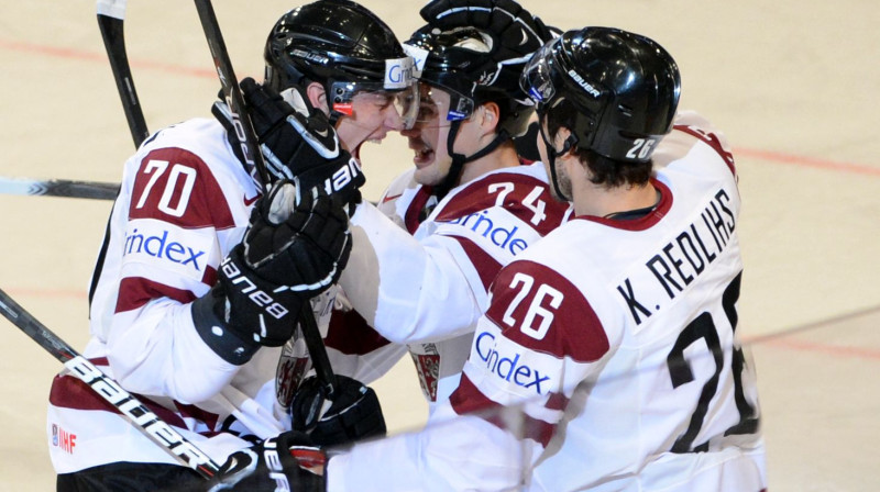 Latvijas izlases debitants Miks Indrašis gatavs turpināt rezultativitātes sēriju 
Foto: Romāns Kokšarovs, Sporta Avīze, f64