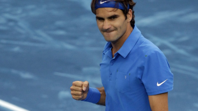 Rodžeram Federeram rīt nepieciešama uzvara, lai paceltos uz ranga otro pozīciju
Foto: AP/Scanpix