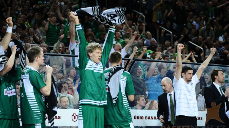 "Žalgiris" triumfē Lietuvā arī 2012. gadā
Foto: R.Dačkus, fotodiena.lt