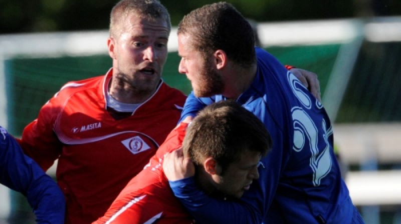 Alans Siņeļņikovs nav draudzīgs pret "Spartaku"...
Foto: R.Kokšarovs (f64)