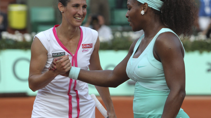 Viržīnija Razano un Serēna Viljamsa
Foto: Reuters/Scanpix