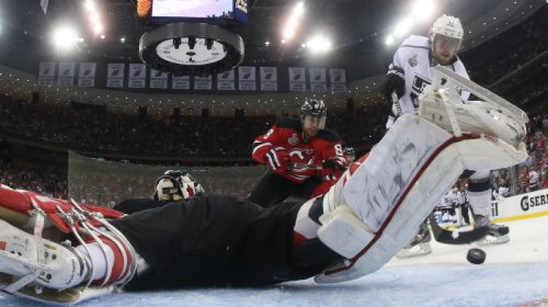 Anže Kopitars gūst uzvaras vārtus
Foto: Reuters/Scanpix