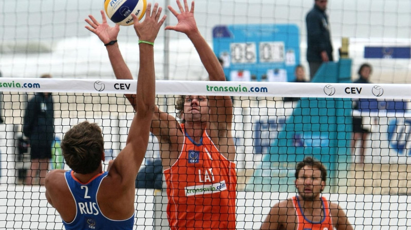 Aleksandrs Samoilovs blokā
Foto: cev.lu