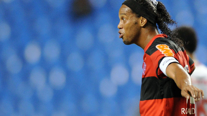 Ronaldinju karjeru "Flamengo" neturpinās 
Foto: AFP/Scanpix