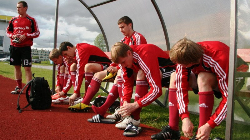 Latvijas futbola izlase 
Foto: LFF