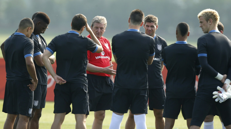 Rojs Hodžsons Anglijas izlases treniņā 
Foto: AP/Scanpix