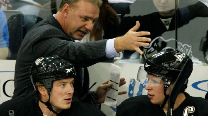 Mišels Terjēns, vadot "Penguins"
Foto: AFP/Scanpix