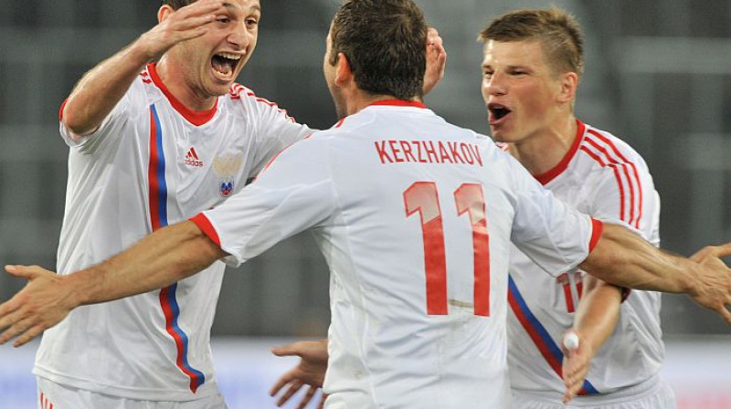 Alans Dzagojevs, Aleksandrs Keržakovs, Andrejs Aršavins - šis trijnieks, esot labākajā formā, var iznīcināt jebkuru
Foto: AFP/Scanpix