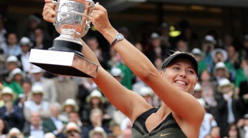 Marija Šarapova – "French Open" čempione! 
Foto: Reuters/Scanpix