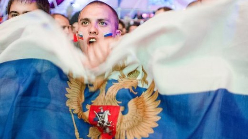 Krievijas izlases fani tagad var just līdzi citām komandām...

Foto: rusfut.ru