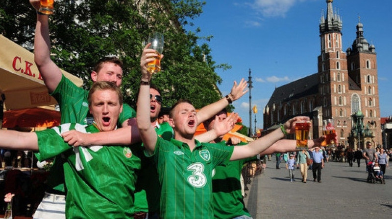 Īrijas fani
Foto: PA Wire/Scanpix