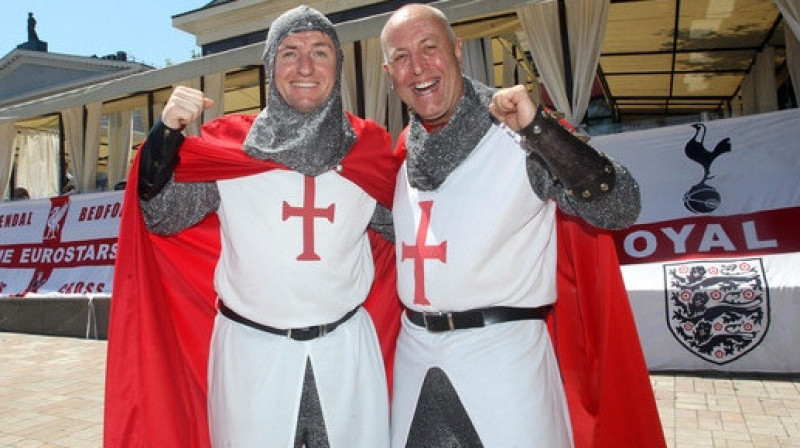 Anglijas fani
Foto: EMPICS Sport/Scanpix