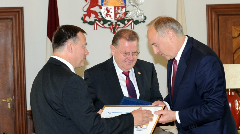 Atis Strenga, Jozefs Fendts un Andris Bērziņš
Foto: LKSF