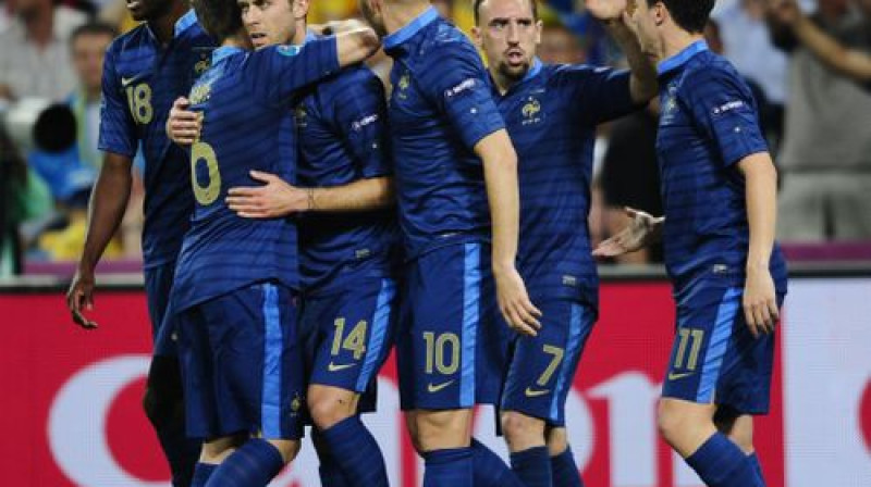 Francija atzīmē vārtu guvumu
Foto: AP/Scanpix
