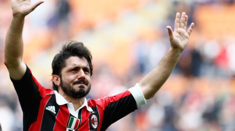 Dženāro Gatuzo atvadās no Milānas
Foto: LaPresse
