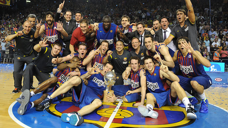 "Barcelona" septiņpadsmito reizi triumfē Spānijas čempionātā
Foto: www.acb.com
