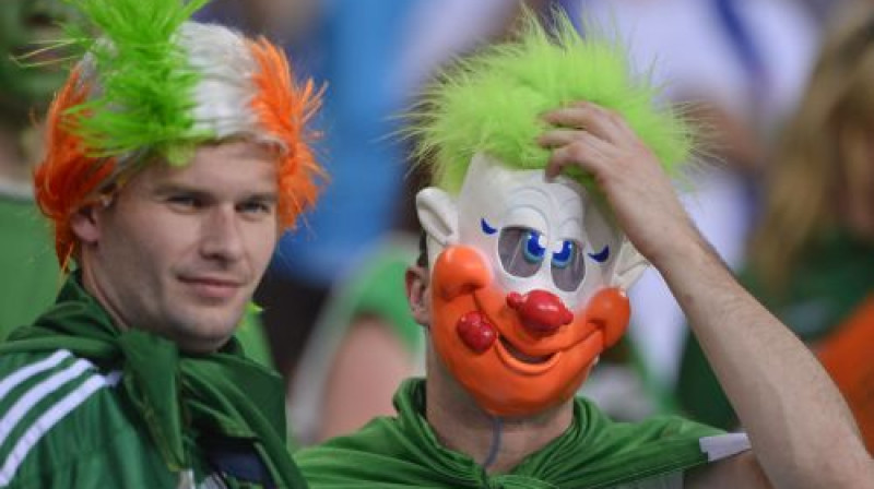 Īrijas fani pazaudējuši vienu no savējiem
Foto: AFP/Scanpix