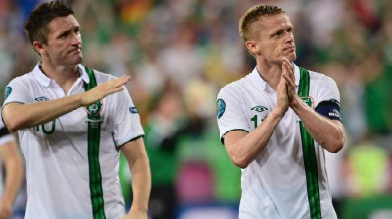 Robijs Kīns un Deimians Dafs pateicas faniem
Foto: AFP/Scanpix