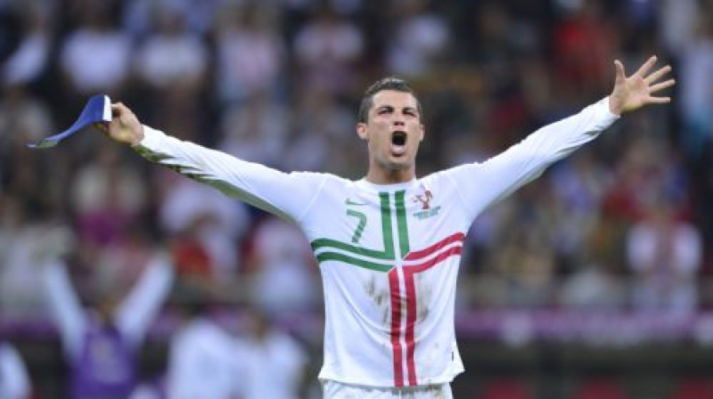 Krištianu Ronaldu tika pāri neveiksmēm un ieveda Portugāli pusfinālā
Foto: AFP/Scanpix