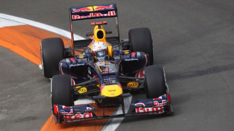 "Red Bull'' pilots Sebastians Fetels.
Foto: Digitale/Scanpix