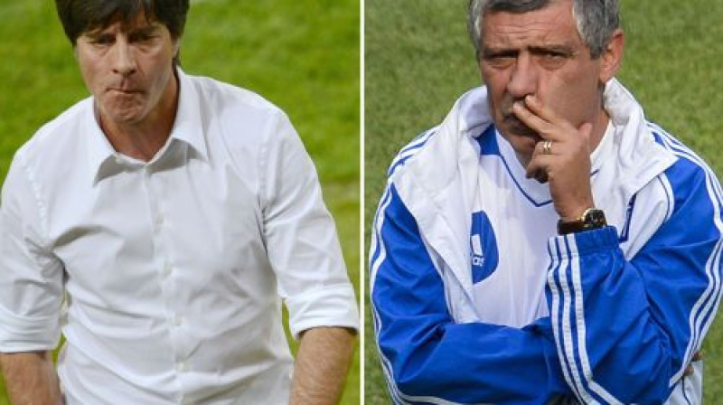 Joahims Lēvs un Fernandu Santušs
Foto: AFP/Scanpix