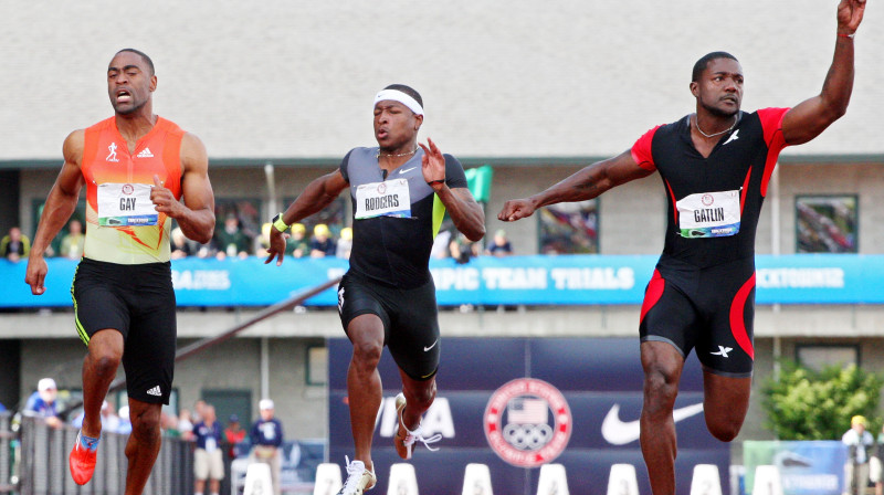 Taisons Gejs, Maikls Rodžers, Džastins Getlins
Foto: AFP/Scanpix