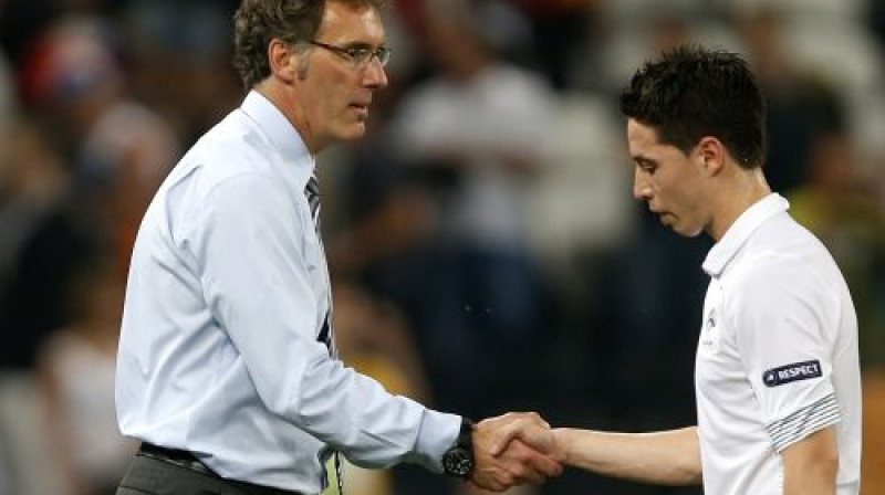 Lorāns Blāns un Samirs Nasrī
Foto: Reuters/Scanpix