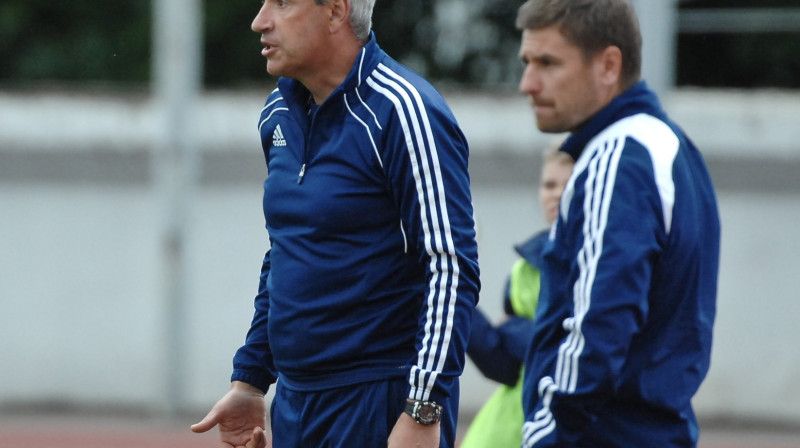 Komandu galvenie treneri - Jurijs Popkovs un Marians Pahars
Foto: Gints Ivuškāns, F64