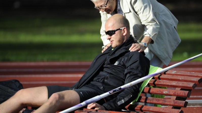 Vadims Vasiļevskis un Valentīna Eiduka
Foto: Romāns Kokšarovs, Sporta Avīze