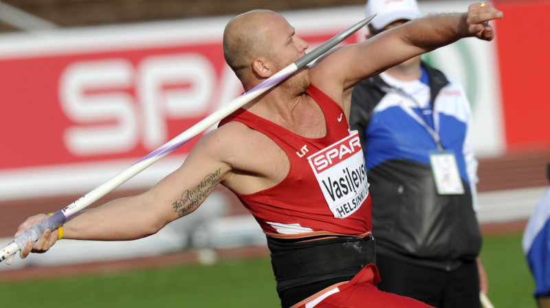 Vadims noteikti netēmēja uz 75 metru līniju. Bet, ko tad, ja šķēpam ir citi plāni?
Foto: Romāns Kokšarovs, "Sporta Avīze"